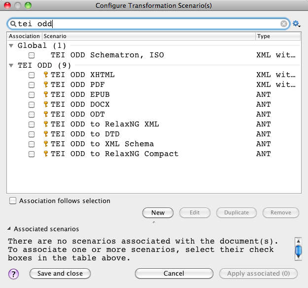 ODD transformation scenarios available. ODD transformation scenarios available.